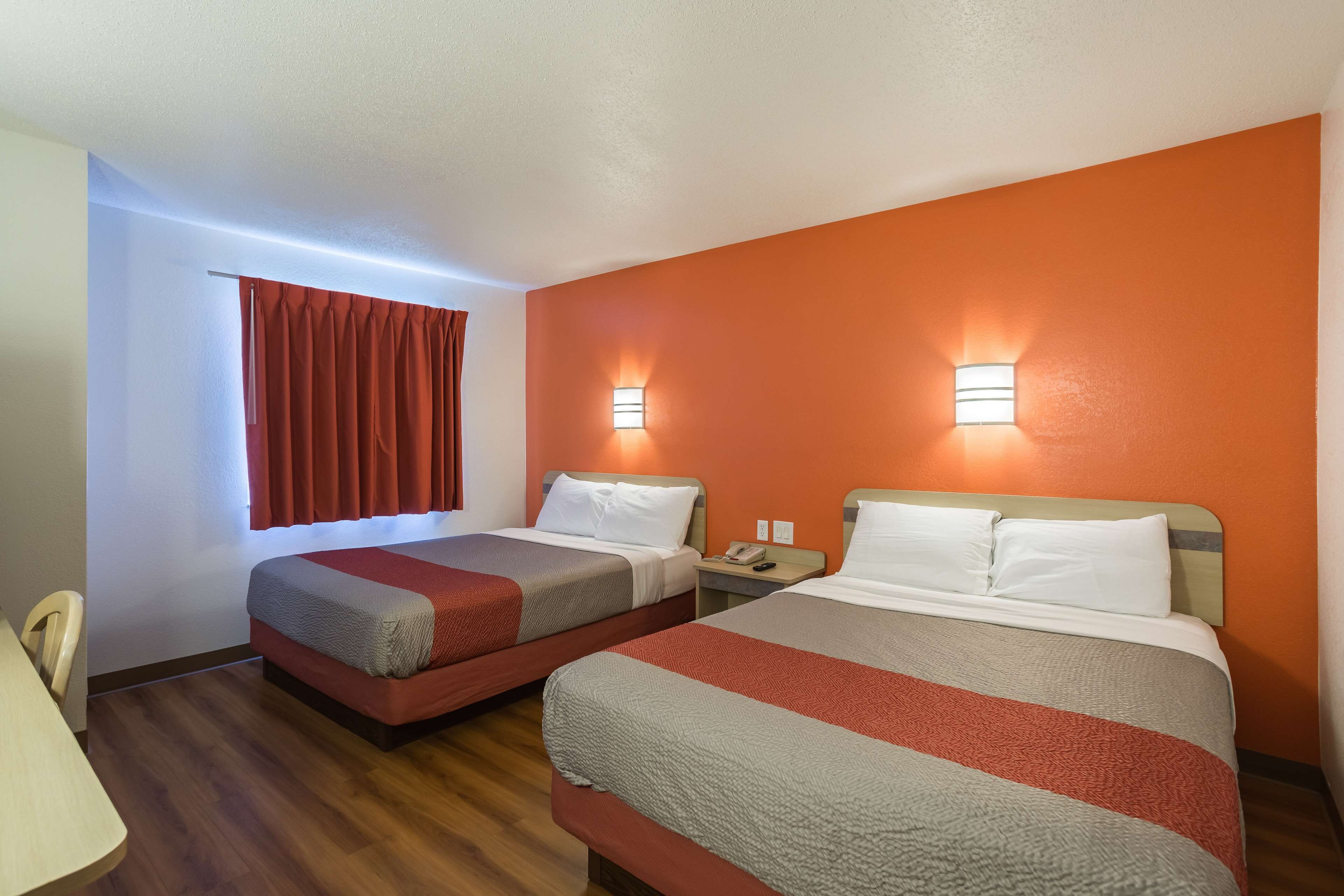 Desk, free WiFi, bed sheets, alarm clocks