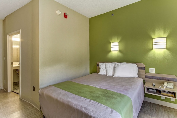 Free WiFi, bed sheets, alarm clocks