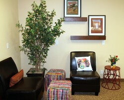 Sala de estar en el lobby