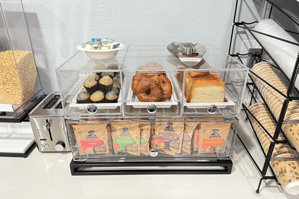Free daily buffet breakfast