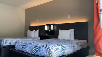 Free WiFi, bed sheets, alarm clocks