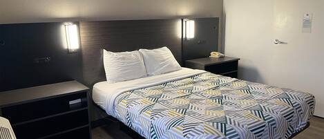 Free WiFi, bed sheets