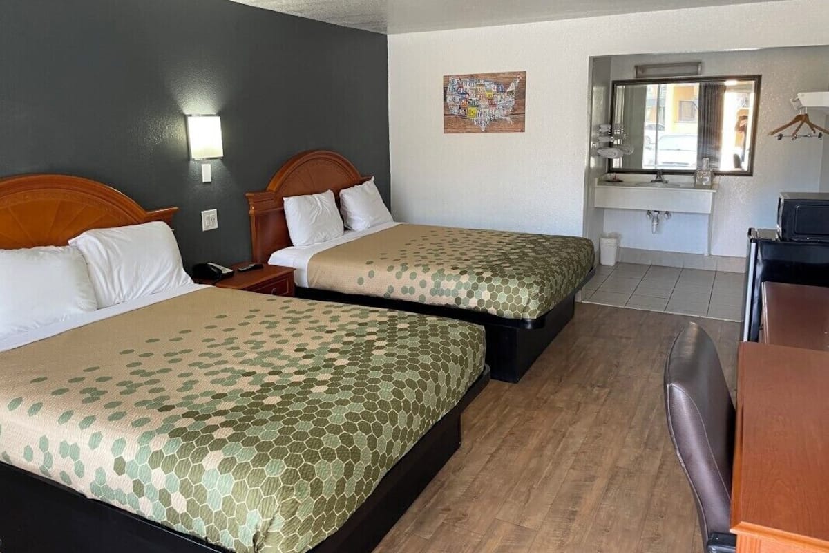 Desk, iron/ironing board, free WiFi, bed sheets