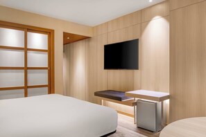 Ropa de cama hipoalergénica y minibar