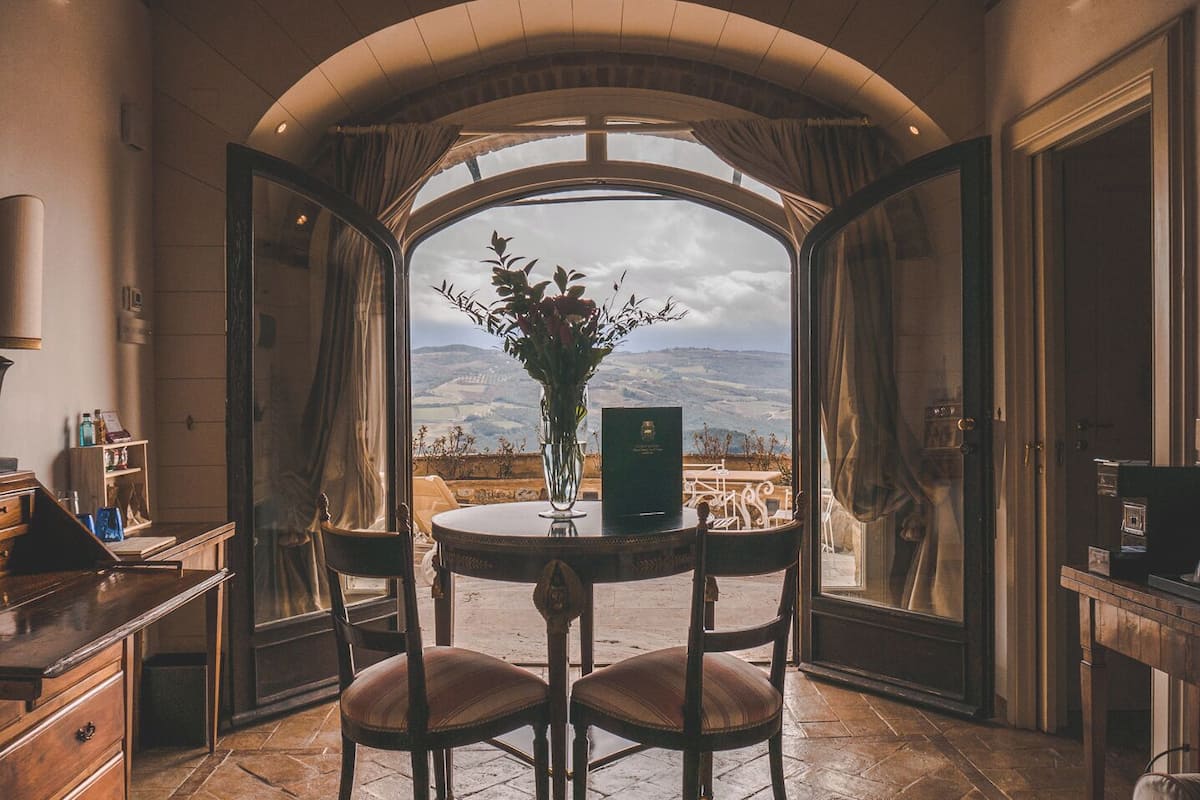 suite terrace (unesco view) | living area | 50-inch lcd tv with digital channels, tv