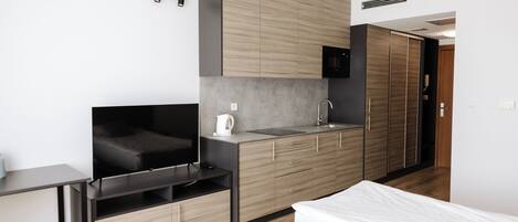 Literie hypoallergénique, minibar