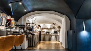 Daily buffet breakfast (EUR 15 per person)