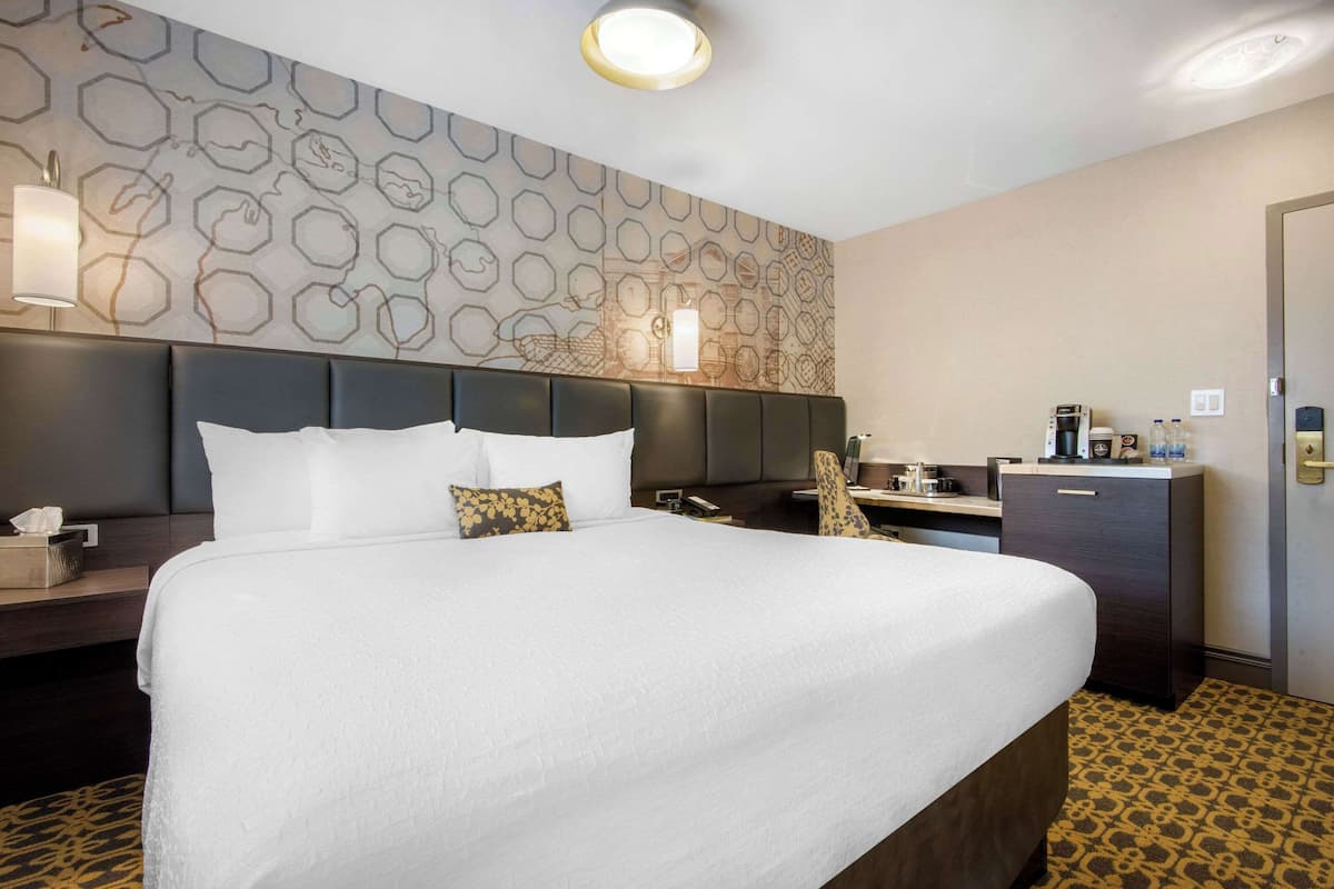 Standard Room, 1 King Bed, Non Smoking | Desk, soundproofing, iron/ironing board, free cots/infant beds