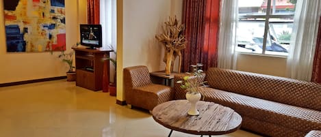 Sala de estar en el lobby