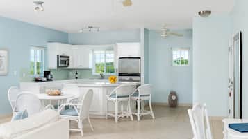 Fridge, microwave, coffee/tea maker