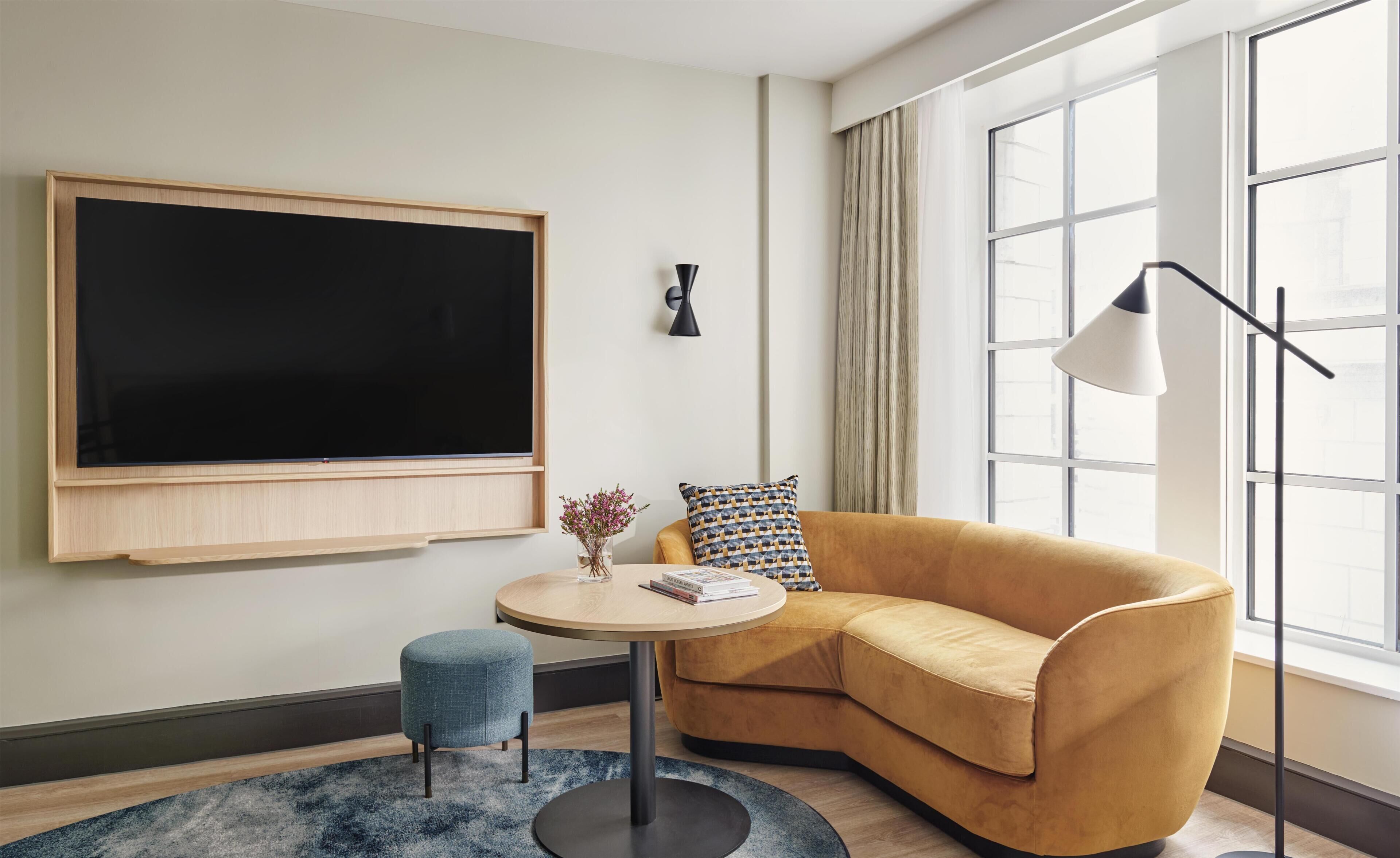 Premium bedding, minibar, in-room safe, laptop workspace