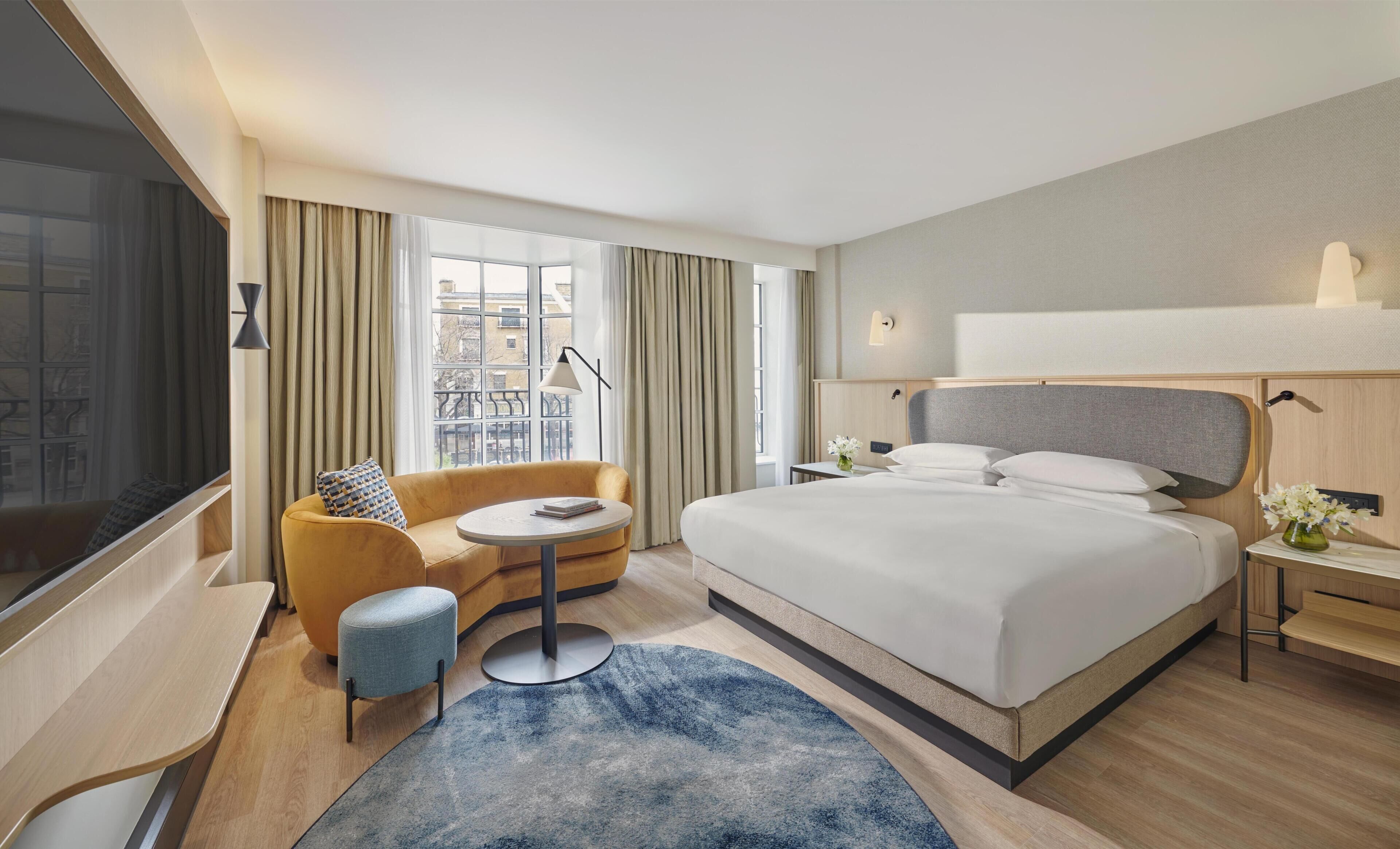 Premium bedding, minibar, in-room safe, laptop workspace