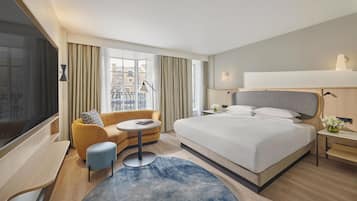 Premium bedding, minibar, in-room safe, laptop workspace