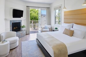 Habitación Deluxe | Ropa de cama de alta calidad, edredón y camas con pillow-top
