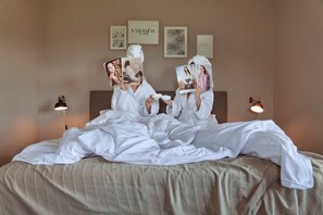 Ropa de cama hipoalergénica y minibar 