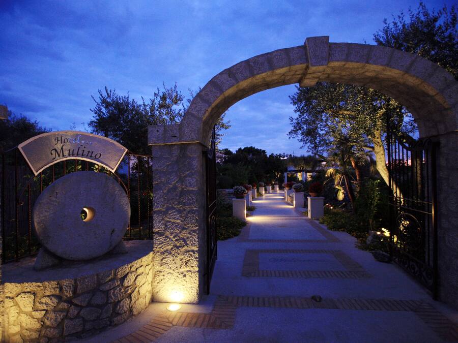 Entrada al alojamiento