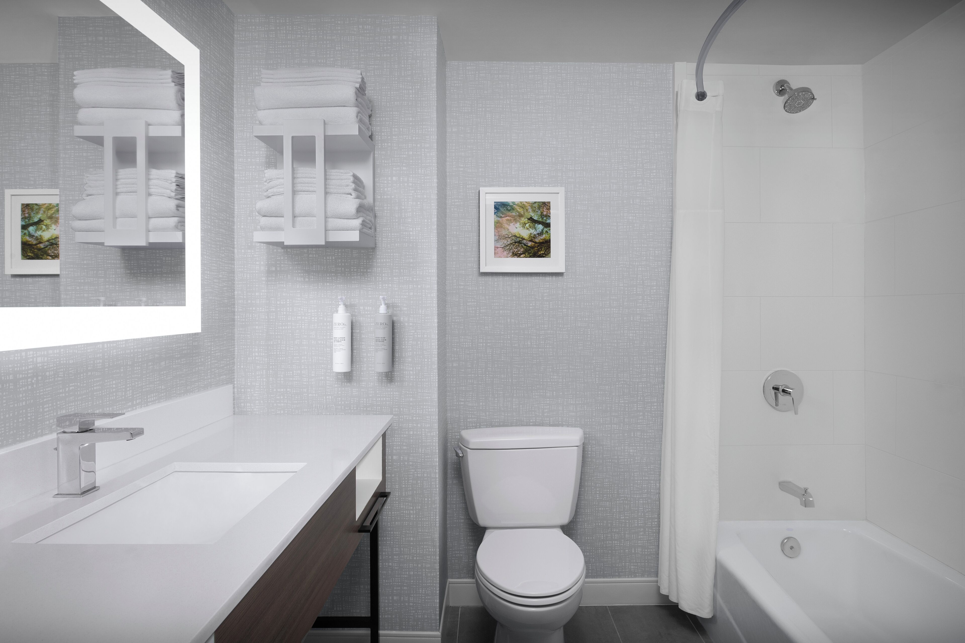 room | bathroom | hair dryer, towels