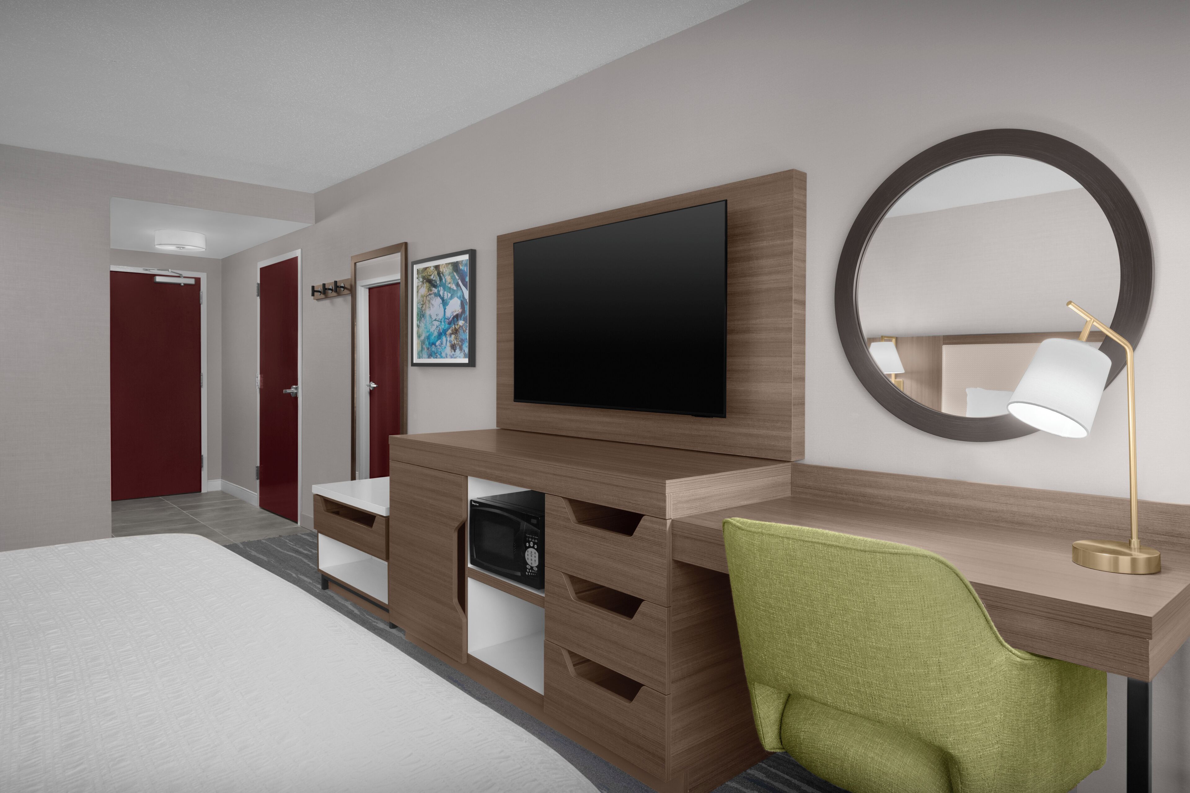 Escritorio, tabla de planchar con plancha y cunas gratuitas 