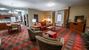 Presidential-Suite | Schreibtisch, BĂŒgeleisen/BĂŒgelbrett, kostenloses WLAN, BettwĂ€sche