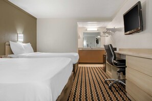 Free WiFi, bed sheets, alarm clocks