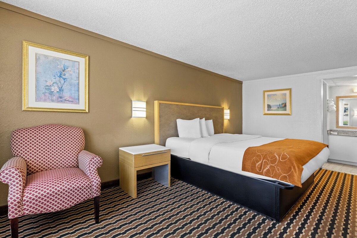 Standard Room, 1 King Bed, Non Smoking | Free WiFi, alarm clocks, bed sheets
