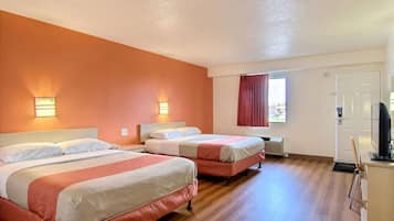 Deluxe Room, 2 Double Beds, Non Smoking, Refrigerator & Microwave