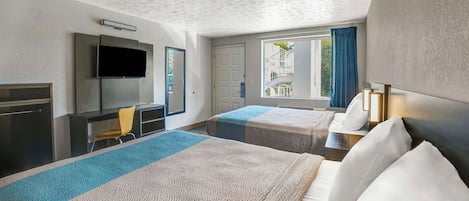 Blackout drapes, iron/ironing board, free WiFi, bed sheets