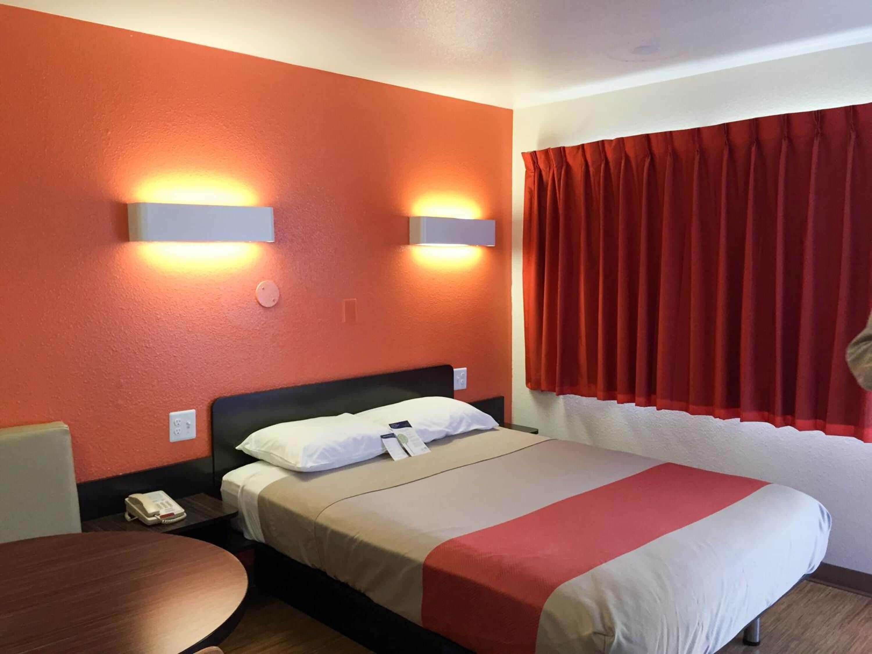 Individually decorated, individually furnished, desk, blackout curtains