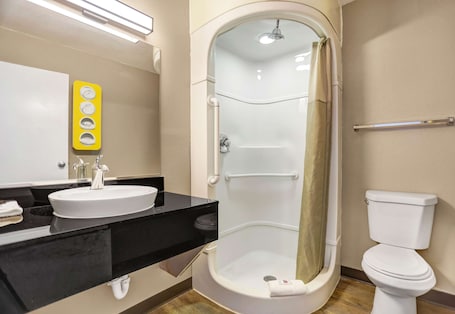 Shower, towels. Motel 6 Grants, NM