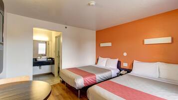 Free WiFi, bed sheets