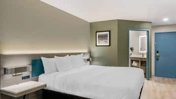 Suite, 1 cama de matrimonio grande con sofá cama, no fumadores (Upgrade) | Wifi gratis, ropa de cama, despertador