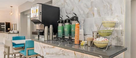 Free daily full breakfast