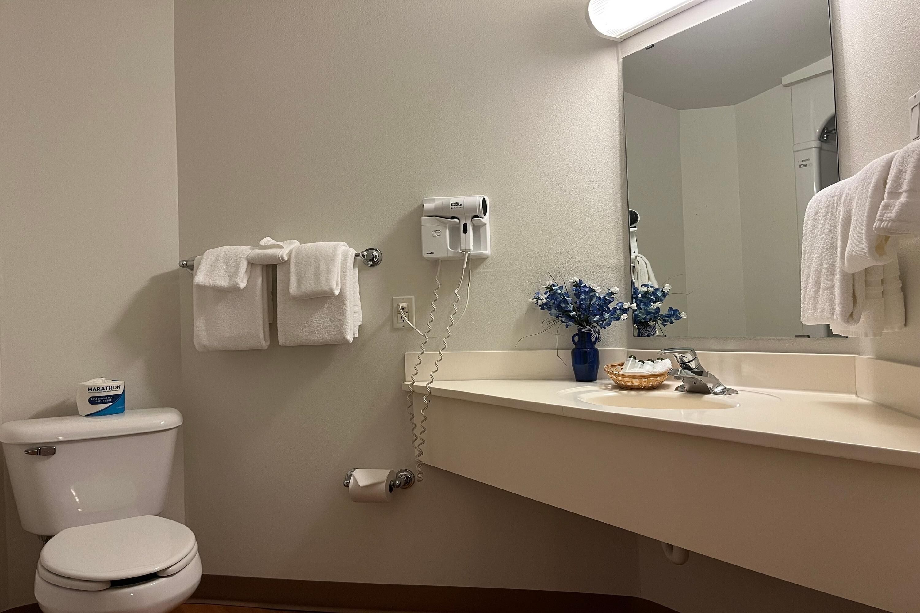 Studio Suite, Multiple Beds, Non Smoking (2 Queen Bed) | Bathroom | Combined shower/bathtub, towels
