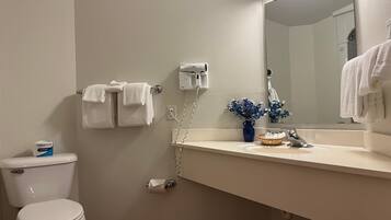 Studio Suite, Multiple Beds, Non Smoking (2 Queen Bed) | Bathroom | Combined shower/bathtub, towels