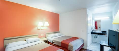 Deluxe Room, 2 Queen Beds, Accessible, Non Smoking | Free cribs/infant beds, free WiFi, bed sheets