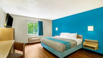 Wi-Fi de cortesia, roupa de cama, despertadores