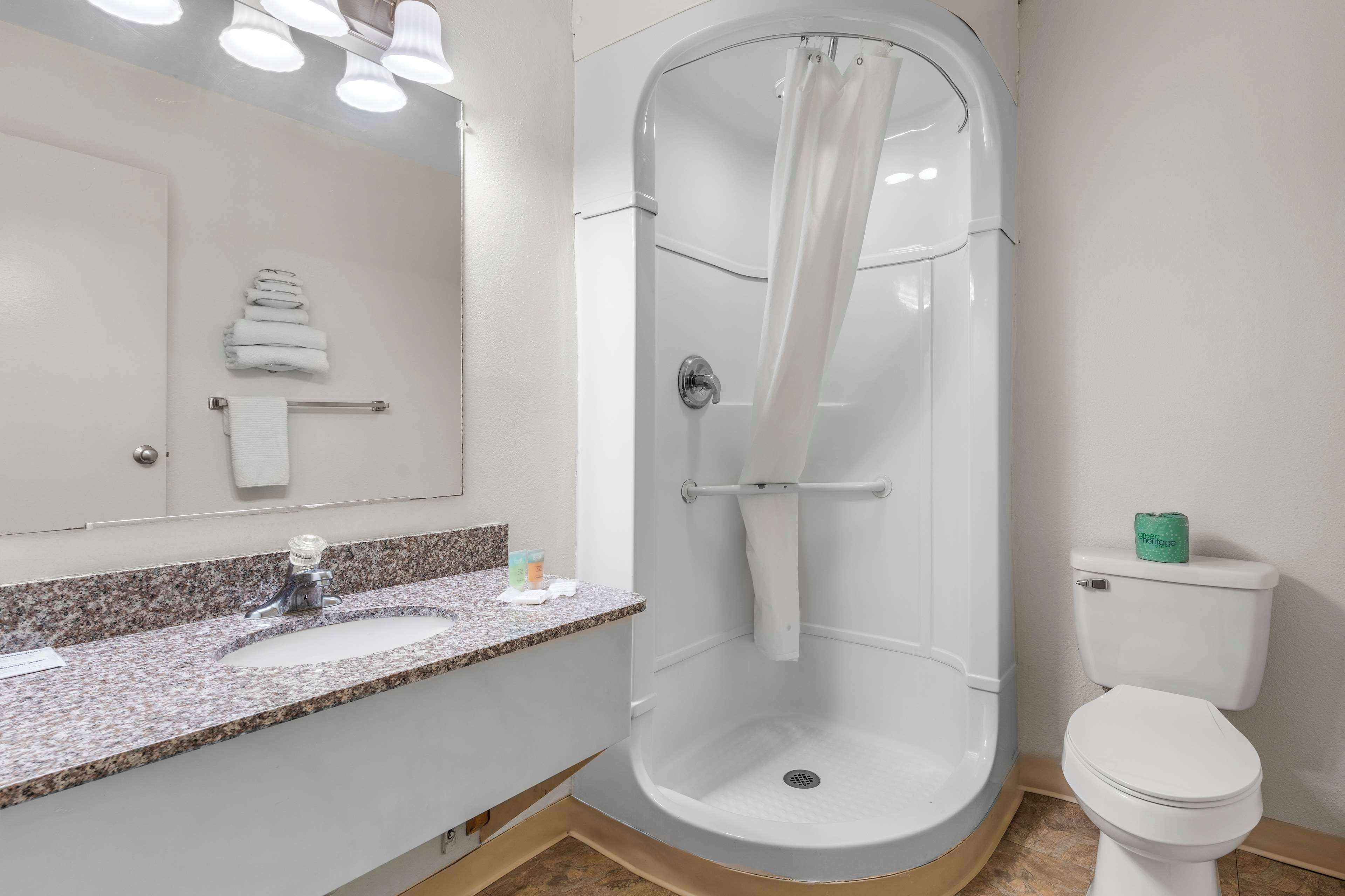 Free toiletries, hair dryer, towels
