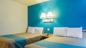 Free WiFi, bed sheets, alarm clocks