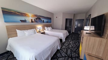 Habitación estándar, 2 camas Queen size, para no fumadores | Sábanas italianas Frette, ropa de cama de alta calidad y edredón