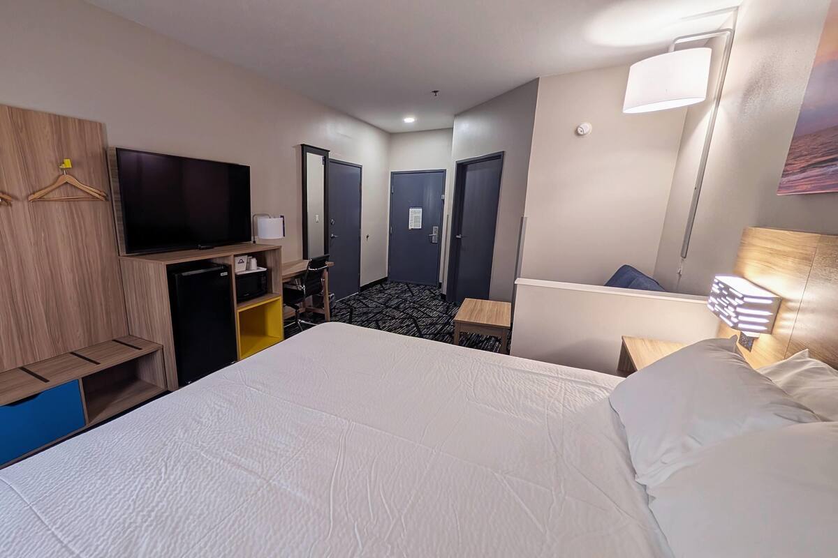 Studio Suite, 1 Tempat Tidur King, Bebas Asap Rokok | Seprai Frette Italia, seprai premium, dan selimut bulu angsa