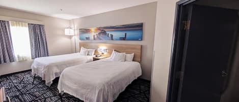 Standard Room, 2 Queen Beds, Non Smoking | Frette Italian sheets, premium bedding, down comforters, pillowtop beds