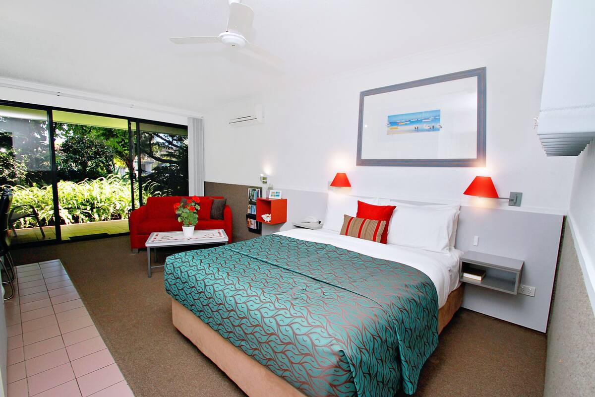Classic Room | Premium bedding, desk, laptop workspace, iron/ironing board