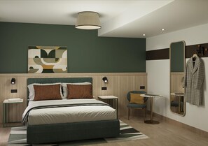 Daunenbettdecken, Minibar, Zimmersafe, Schreibtisch