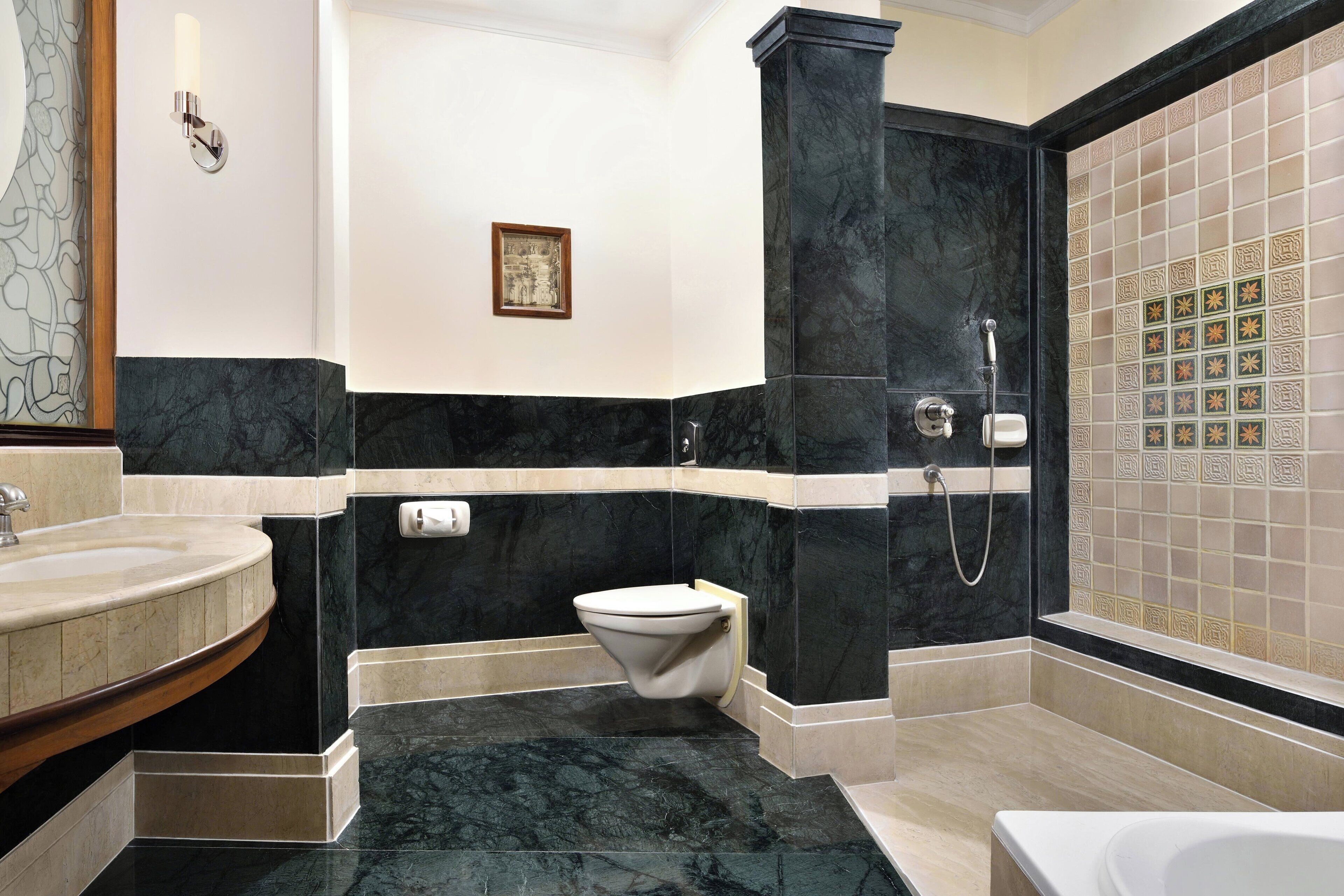 room, 2 single beds, non smoking | bathroom | shower, rainfall showerhead, designer toiletries, hair dryer