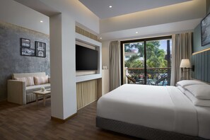 Ropa de cama de alta calidad y minibar