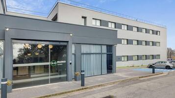 Voorkant van accommodatie