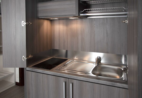 Estudio, 2 habitaciones | Cocineta privada