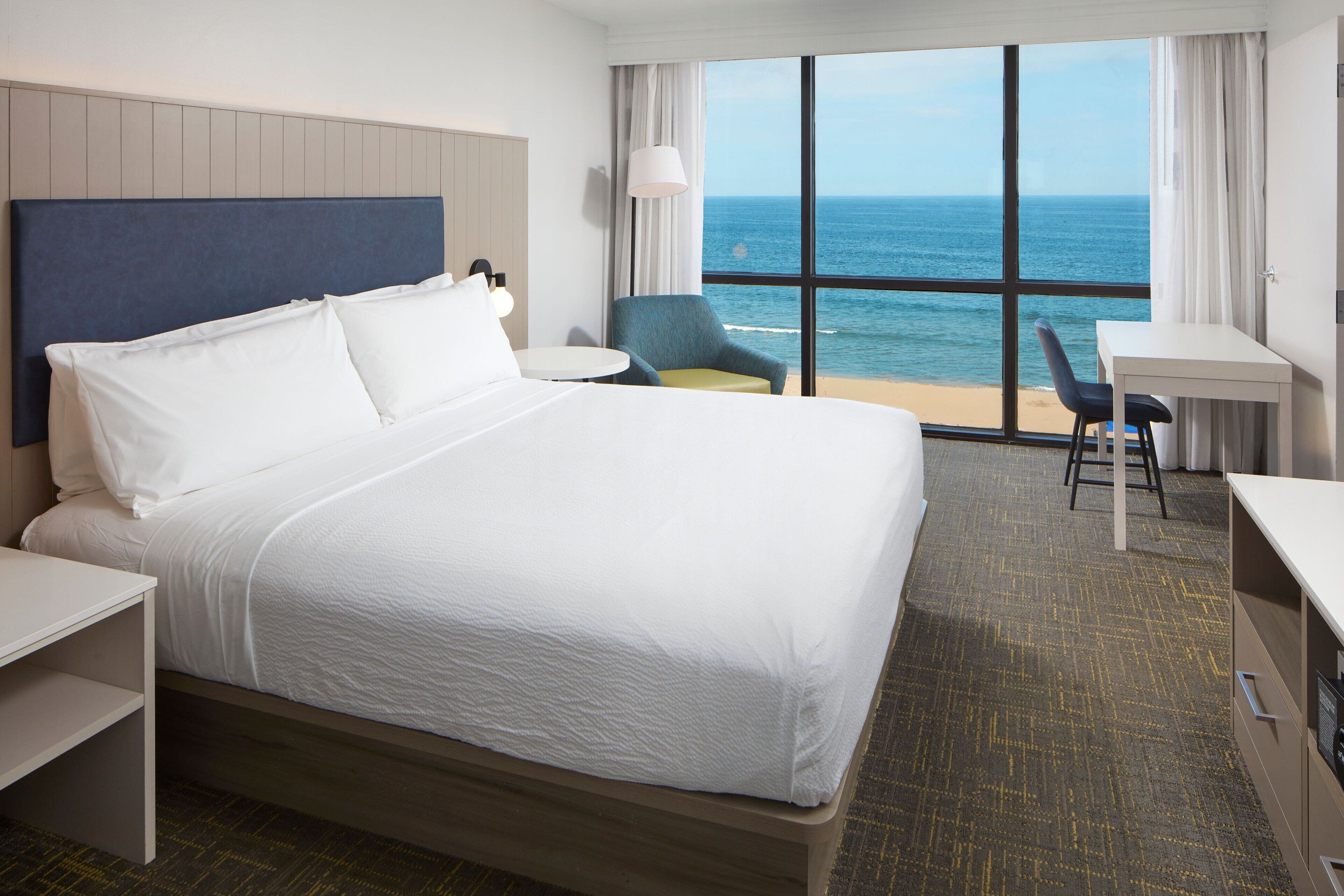 suite, 1 king bed with sofa bed, balcony, oceanfront (balcony) | premium bedding, pillow-top beds, in-room safe, individually decorated