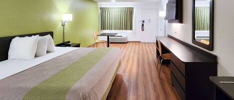 Desk, iron/ironing board, free WiFi, bed sheets