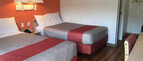 Free WiFi, bed sheets